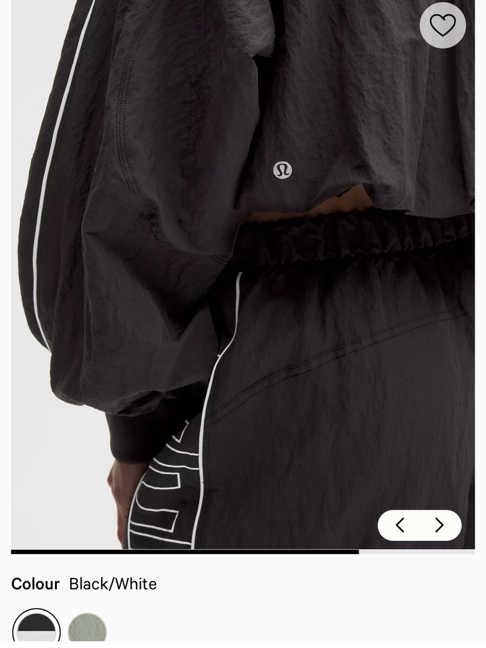 Authentic Lululemon athletica Women’s Crinkle Nylon Track Jacket Wordmark - Picture 15 of 16